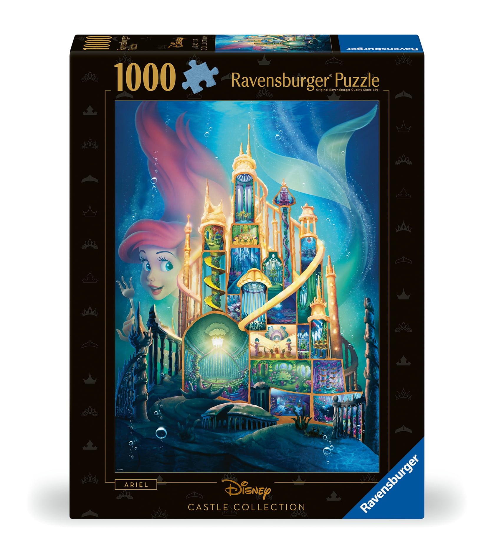 Ravensburger Disney Castle: Ariel 1000-Piece Puzzle