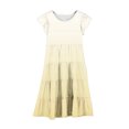 thumbnail image 4 of Tranfacy Robes d'Été pour Ados, Robes pour Filles Taille 10-12, Robe d'Été pour Filles 6-15 Mode Robe à Dégradé de Couleurs avec Poches Manches Courtes Col Rond Robe Trapèze, 4 of 5