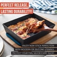 thumbnail image 5 of Chef Pomodoro Authentic Detroit-Style Pizza Pan, 10 x 8-Inch, Deep Dish Bakeware, Commercial-Grade Hard Anodized Aluminum, 5 of 5