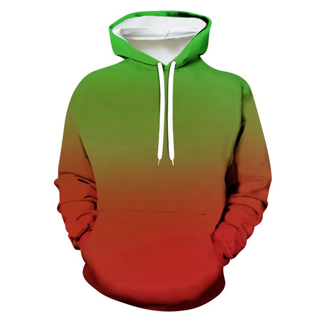 Penkiiy Chandails à Capuche pour Hommes Liquidation Hommes Mode Décontractée Chandails à Capuche d'Halloween Col Rond Imprimé Chandail Manches Longues Hauts Chandail Vert y2k Chandails à Capuche Hommes