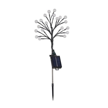 RXIRUCGD Solar Flowers Lights Garden Decor, Solar Garden Lights Outdoor Decorative, LED Solar Lights Outdoor Waterproof Branch Lights for Outside Pathway Patio Yard Christmas Decorations