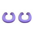 thumbnail image 3 of Thinsony Acrylic Fibers Made Toilet Mat Removable And Fits Most Toilets U Shape Purple 2Set, 3 of 6