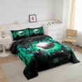 thumbnail image 3 of Erosebridal Baseball Bedding Twin Comforter Set,Sport Theme Down Comforter,Black Reversible,2pcs, 3 of 7