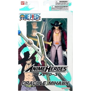 Anime Heroes - One Piece - Dracule Mihawk Action Figure by Bandai Toys