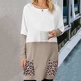 thumbnail image 1 of Costumes d'Halloween pour Femmes 2023 Mode Col Rond T-Shirt à Manches Longues Imprimé Blouse Ample Poches Hauts Chemises pour Femmes Grande Taille en Liquidation, 1 of 7