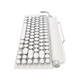 thumbnail image 3 of Mechanical Keyboard, Typewriter Mechanical Keyboard 83 Keys 2000mA Capacity Blue Switch  For Tablet White, 3 of 8