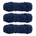 thumbnail image 1 of Unique Bargains Fil Chenille Polyester Bleu Marine, 3 Écheveaux, 1 of 7