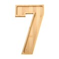thumbnail image 1 of wycnly Number Tray Fruit Cheese Platter Vegetable Food Wooden Board Large 11.6in Fillable Frame Party Snack Serving Clearance, 1 of 5