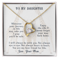 thumbnail image 4 of À Ma Fille Profiter de la Balade pour Toujours Collier w Message Carte, 4 of 7