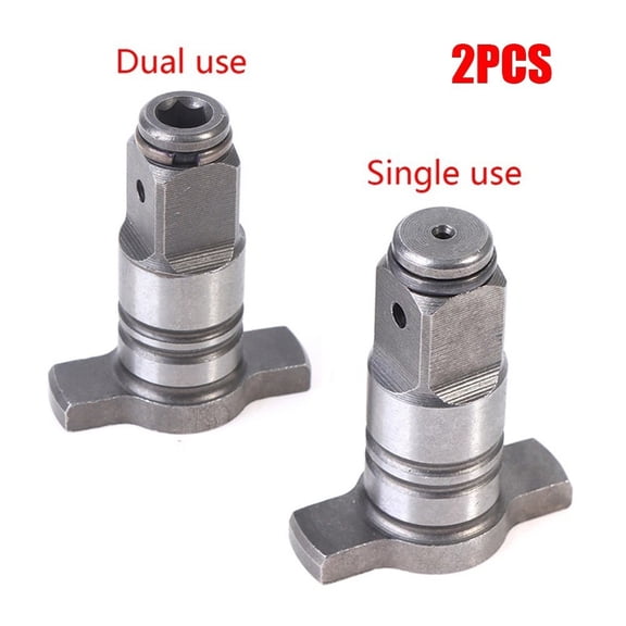2 Pcs Accessoires d'Arbre de Clé à Choc Électrique Sans Balais 18V à Usage Simple et Double