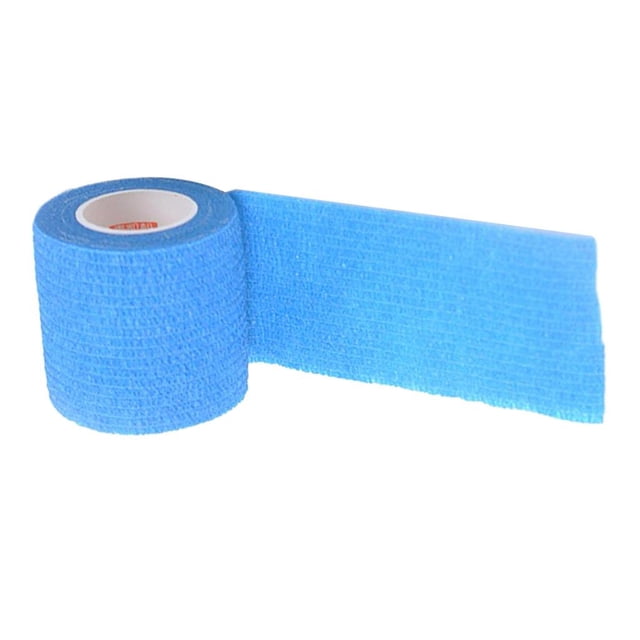 Esquirla Elastic Self Adheres Bandage Tape Gauze Wrap Roll First Aid Strap Blue