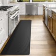 thumbnail image 1 of DEXI Kitchen Rug Anti Fatigue,Non Skid Cushioned Comfort Standing Kitchen Mat Waterproof and Oil Proof Floor Runner Mat, Easy to Clean, 17"x79", Black, 1 of 15