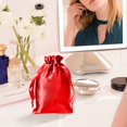 thumbnail image 4 of Satin Polyester Drawstring Pouch for Jewelry Cosmetics and Accessories Lightweight Soft Storage Bag with Smooth Feel, 4 of 4