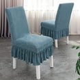 thumbnail image 1 of Jacquard Elastic Dining Chair Cover Universal Fit for Home Hotel Restaurant Furniture, 1 of 3