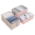 thumbnail image 2 of Multifunctional Wardrobe Organizer Visible Space-saving Multiple Compartments Storage 3PCS 7/7/9 Grids Washable Wardrobe Clothes Organizer Features:, 2 of 5