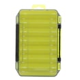 thumbnail image 1 of pitrice Fishing Box Storage Tackle Lure Bait Double-sided Container Compartments Organizer Backpack Tools Accessory Capacity Green Yellow, 1 of 6
