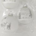 thumbnail image 2 of Holiday Time Dia 65mm 4Ct Deer Glass Ornament, 2 of 5