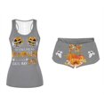 thumbnail image 1 of Ensemble de Chemises à Manches Courtes Imprimées pour Femmes, Ensemble de Shorts à Cordon d'Halloween EAN13, 1 of 5
