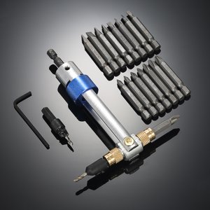 Amdohai 20Pcs Drill Bits High Speed Steel Double Use Hand Tools Set Screwdriver Bit for Electric Power Drill