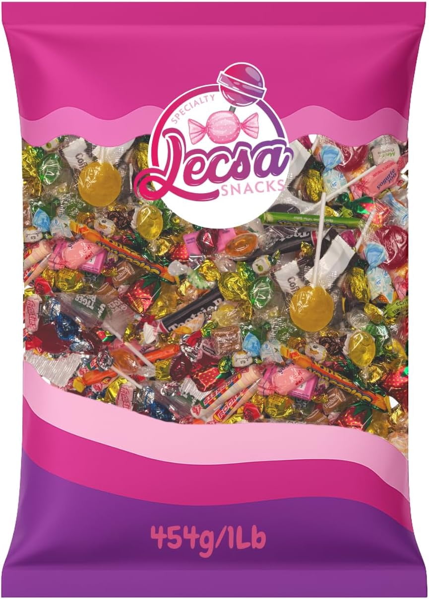 LECSA SPECIALTY SNACKS Candy Mix Bag - A Diverse Selection of Sweet Treats - Assorted Hard and Chewy Candies - Bulk Candy by (1lb)