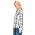 thumbnail image 4 of Iyla Women's Plaid Button-Up Shirt, 4 of 6