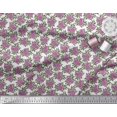 thumbnail image 3 of Soimoi Rayon Fabric Leaves & Floral Block Fabric Prints by Yard 56 Inch Wide, 3 of 3