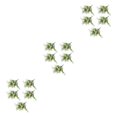 thumbnail image 3 of VONKY 5pack/lot Add Beauty To Home With Artificial Daisies Low Maintenance white 3Set, 3 of 6