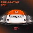 thumbnail image 4 of Qaba Auto Tamponneuse 12 V pour Tout-Petits avec Rotation à 360 Degrés, Orange, 4 of 10