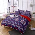 thumbnail image 1 of Innerwin Quilt Sets Printed Coverlet Set 3 Pieces Christmas Comforter Bedspread Lightweight Microfiber Breathable Ultra Soft Decor Style K Queen, 1 of 1