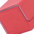 thumbnail image 3 of Card Deck Case Organizer Storage pu leather Card Box for MTG Cards Poker Cards Sport Card Red, 3 of 7