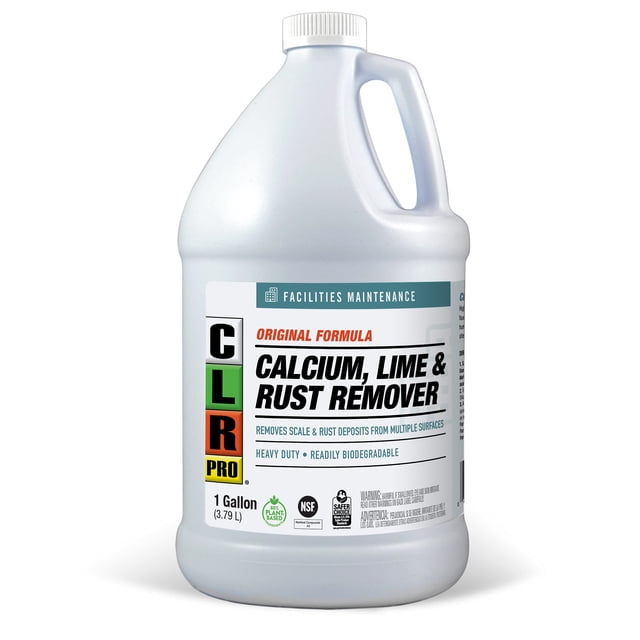 CLR PRO Détartrant au Calcium, à la Chaux et à la Rouille, Bouteille de 1 Gallon