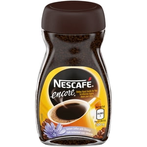 NESCAFE ENCORE Café instantané, rôti Mellow, mélange de café & Chicorée