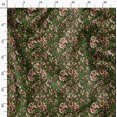 thumbnail image 3 of Soimoi Green polyester Crepe Fabric Leopard Animal Skin Decor Fabric Printed Yard 42 Inch Wide, 3 of 6