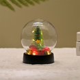 thumbnail image 4 of Christmas Decor Desktop Ornament Christmas Globe With LED Lights Globe Decor With Santa Christmas Tree & Festive Scenes For Holiday Home Decor Desktop dress up, 4 of 7