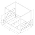 thumbnail image 4 of Rosedale Metal Canopy Bed, 4 of 8