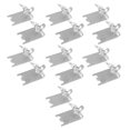thumbnail image 3 of 14 Pcs Clips d'Étagère de Congélateur 1.5mm Boucle en Acier Inoxydable 304 Support d'Étagère de Réfrigérateur, 3 of 6