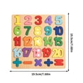 thumbnail image 3 of Fwttom Toddler Toys for Age 2-4, Number Puzzle Building Blocks Early Childhood Alphabet Shape Puzzle Toys for Girls & Boys Intelligence Development Learning Tool, 3 of 6