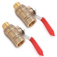 thumbnail image 3 of Ball Valve 1/4, Anti-Slip Mini Ball Valve  For Air Compressor Accessories, 3 of 8