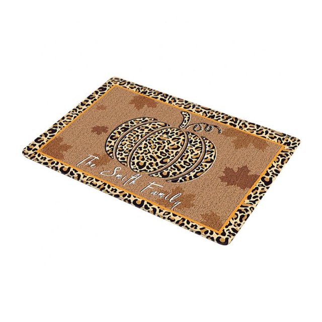 Fall Door Mat Outdoor Give Thanks Fall Welcome Mat Decoration Autumn Harvest Pumpkin Thanksgiving Doormat Fall Entrance Non Slip Rug Mats 31.5x20in