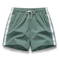 thumbnail image 4 of Xdzjlr Sport Shorts Men,Summer Ribbon Patchwork Breathable Mens Shorts Casual Relaxed Fit, 4 of 4