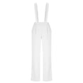 thumbnail image 4 of RXMEKW Romper with Zipper and Belt for Women, Sleeveless Racerback Jumpsuit with Pockets, Solid Color, 4 of 9
