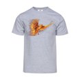 thumbnail image 1 of Gravity Trading T-Shirt à Manches Courtes Mens Phoenix Rising - Gris Chiné - X-Large, 1 of 1
