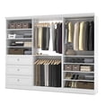 thumbnail image 2 of Bestar Versatile 108W Closet Organizer System in white, 2 of 2
