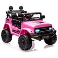 thumbnail image 2 of AKDSteel 12v Two-Seater Kids Electric Ride On Truck With Parent Remote, Suspension System, Led Lights, And Music Player, Battery Powered Car For Boys And Girls, 2 of 7