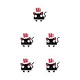 thumbnail image 2 of Youkk Water Proof Dark Wall Stickers For Light Switches Wide Application Wall Decals 008 5Set, 2 of 6