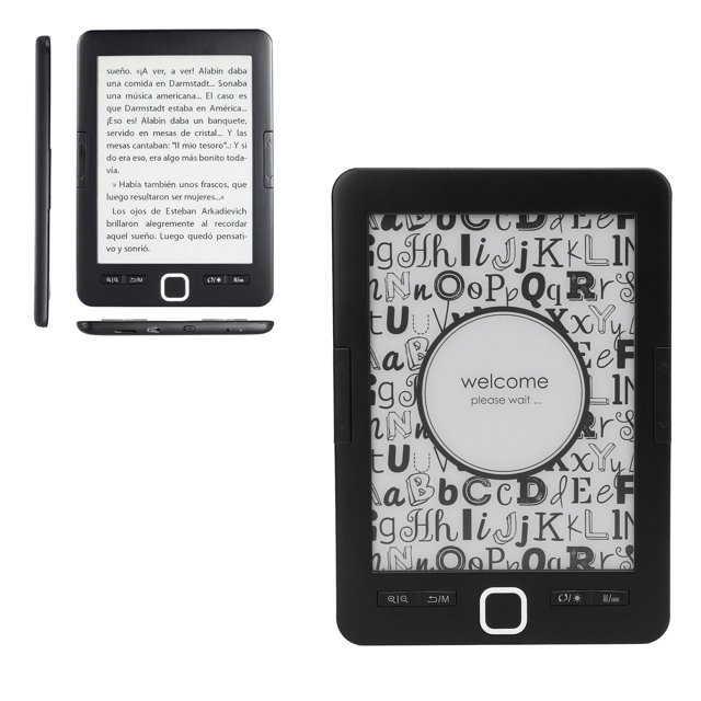 Ink Screen Book Reader, Text Annotation Digital Electric Book Reader for Home for Commuting
