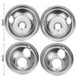 thumbnail image 3 of Product Category Cooking Utensils 4 Piece Stainless Steel Pan Set for Stove Burners Durable Kitchen Liners and Protective Rings for W102725, 3 of 7