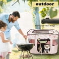thumbnail image 4 of Playpen for Dogs, Large Foldable Pet Play Pens Indoor Outdoor Exercise Pen for Cat Puppy Rabbit, 4 of 10