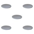 thumbnail image 2 of QualitChoice Nappe Ronde Imperméable Anti-Huile Bordure Extensible Couverture Salon Antidérapante Décoration Restauration Fête Gris 5Set, 2 of 6