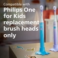 thumbnail image 3 of Philips One for Kids par Sonicare Brosse à Dents à Pile, Violet, HY1130, 3 of 9